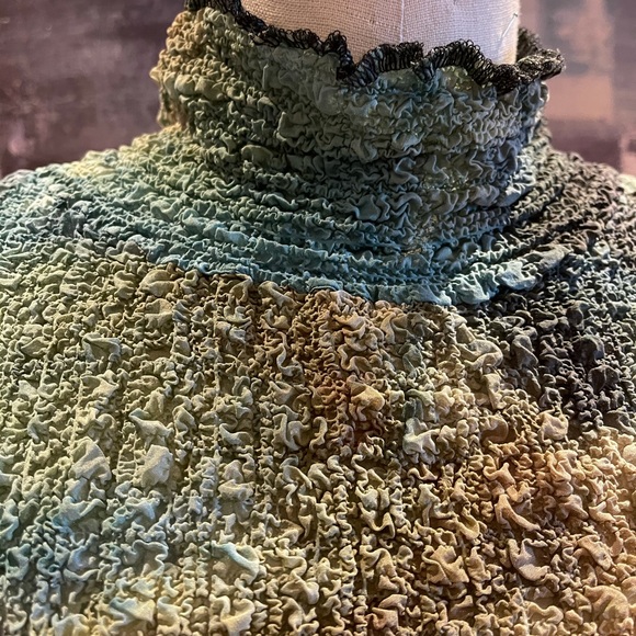 Vintage CREPE stretch dress - Picture 7 of 7